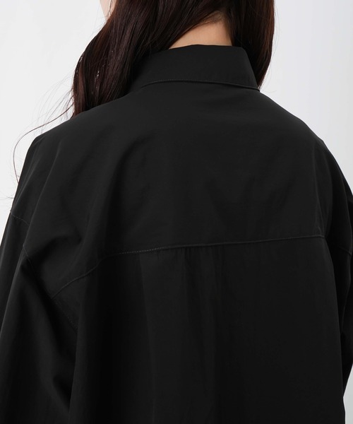 LUCA/LADY LUCK LUCA（ルカ/レディラックルカ）の「LC/LLL ポリエステルブロード丈2WAYシャツ（シャツ/ブラウス・レディース・ブラック/オフホワイト・FREE）」の21枚目の写真