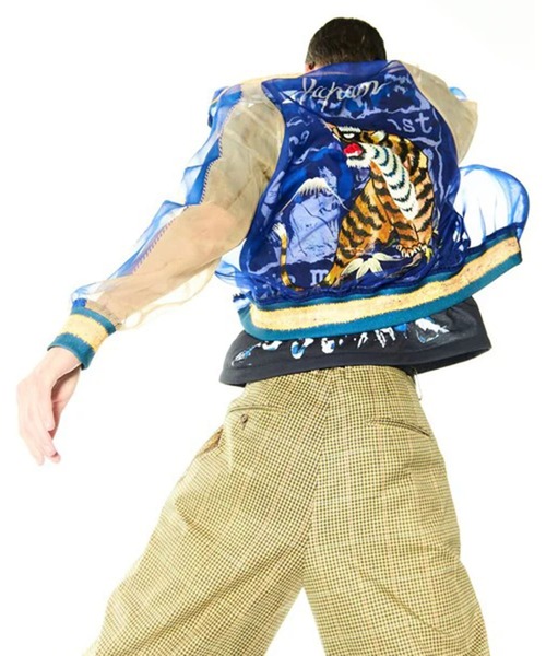 SAPEur Souvenir Jacket Skeleton スカジャン M Skeleton Printed Souvenir Jacket（スカジャン）｜TOLQ（トルク）の
