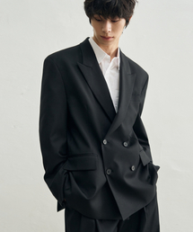 ROTEMBER（ローテンバー）の「ダブルブレストブレザー [ブラック]（テーラードジャケット）」