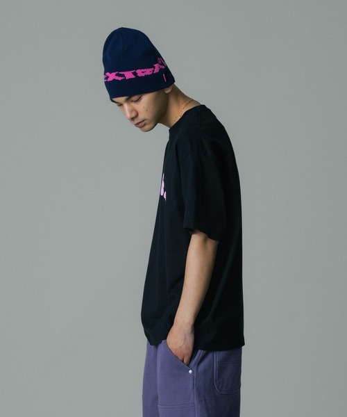 XLARGE(エクストララージ)の「THROW UP S/S TEE(Tシャツ/カットソー・メンズ・パープル/ホワイト/ブラック・S/M/L/XL)」の6枚目の写真