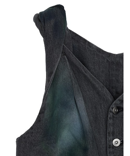 TWIST SHOULDER PAINT DENIM TOP（タンクトップ）｜Ameri（アメリ）の