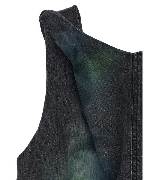アメリヴィンテージ　SHOULDER TWIST TEE TWIST SHOULDER PAINT DENIM TOP（タンクトップ）｜Ameri（アメリ）の