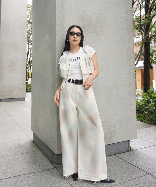 ameri vintage アマンダトップス Ameri（アメリ）の「AMANDA SHEER SET DRESS（ワンピース）」 - WEAR