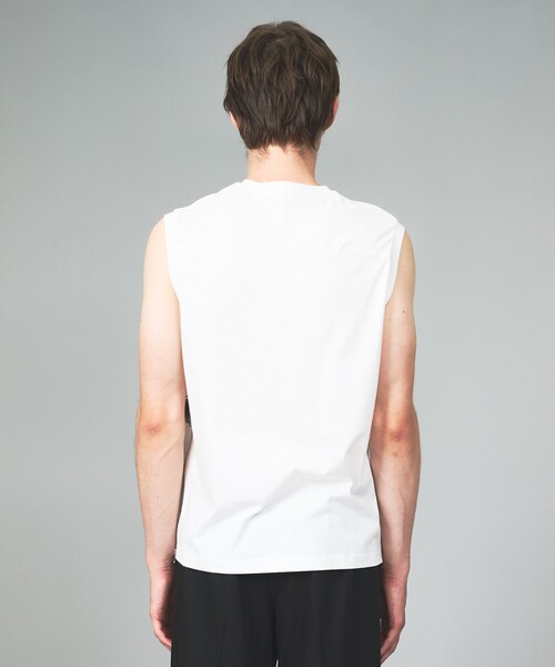 5351 POUR LES HOMMES(ゴーサンゴーイチプールオム)の「ジップ ノースリーブTシャツ(Tシャツ/カットソー・メンズ・ブラック/ホワイト・44/46/48/50)」の6枚目の写真