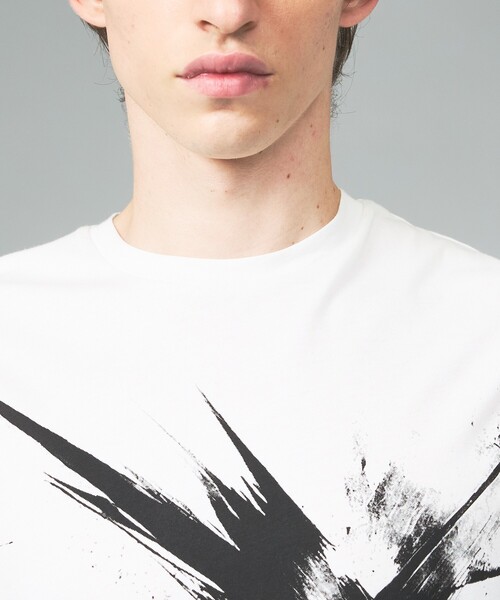 5351 POUR LES HOMMES(ゴーサンゴーイチプールオム)の「ジップ ノースリーブTシャツ(Tシャツ/カットソー・メンズ・ブラック/ホワイト・44/46/48/50)」の7枚目の写真