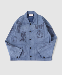 samuel zelig（サミュエルゼリグ）の「Samuel Zelig / サミュエル ゼリグ ORCHESTRA CHORE JACKET（カバーオール）」