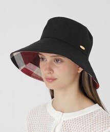 BLUE LABEL CRESTBRIDGE（ブルーレーベルクレストブリッジ）の「【UVカット】つば広リバーシブルバケットハット（ハット）」