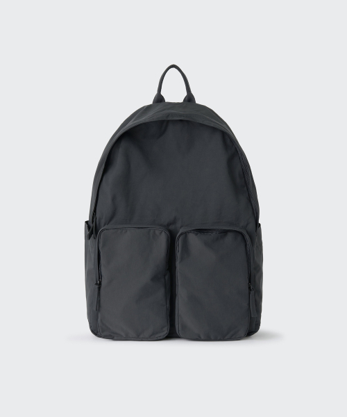 MUSINSA STANDARD（ムシンサスタンダード）の「クリーンクルツーポケットバックパック [グレー]（バックパック/リュック・メンズ・その他・FREE）」の2枚目の写真