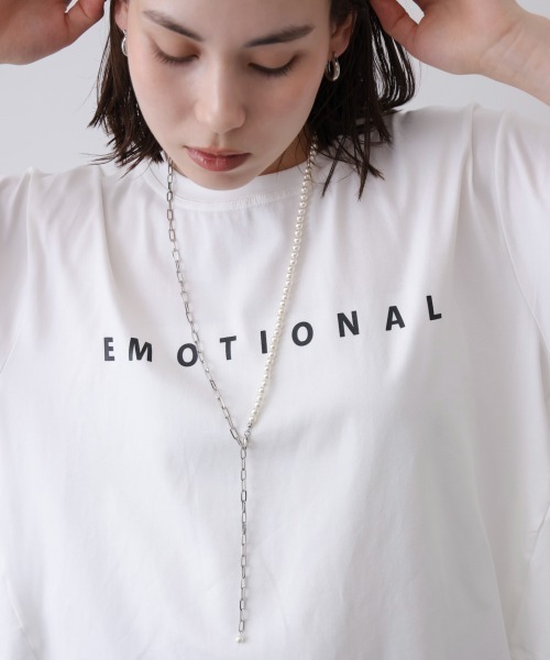Bou Jeloud(ブージュルード)の「ハーフパールチェーンネックレス(ネックレス・レディース・シルバー/ゴールド・ONESIZE)」の16枚目の写真