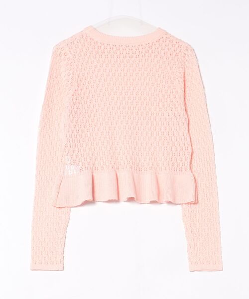Rashik(ラシク)の「【Rashik】透かし編み裾フリルプルオーバー(Tシャツ/カットソー・レディース・ブラック/アイボリー/ピンク・FREE)」の16枚目の写真