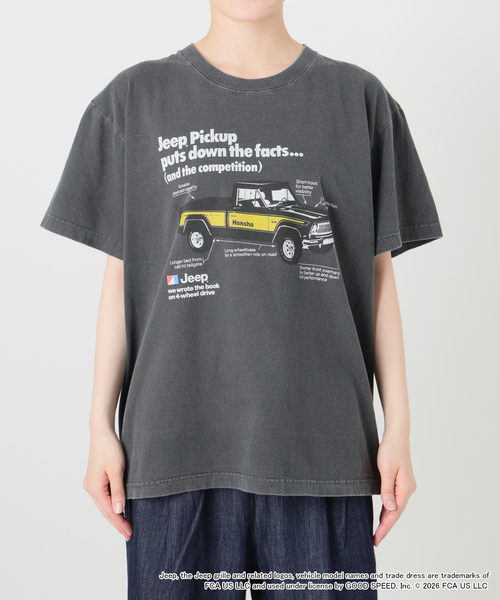 GOOD ROCK SPEED（グッドロックスピード）の「GOOD ROCK SPEED / グッドロックスピード ジープ Pickup Promo T-Shirt（Tシャツ/カットソー・レディース・チャコールグレー・LARGE/MEDIUM/SMALL）」の2枚目の写真