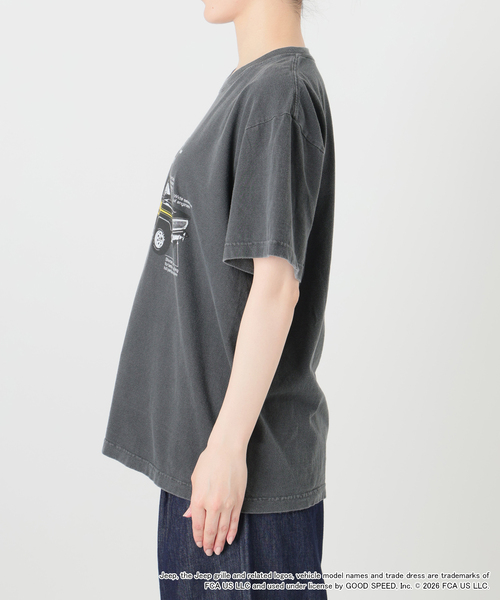 GOOD ROCK SPEED（グッドロックスピード）の「GOOD ROCK SPEED / グッドロックスピード ジープ Pickup Promo T-Shirt（Tシャツ/カットソー・レディース・チャコールグレー・LARGE/MEDIUM/SMALL）」の3枚目の写真