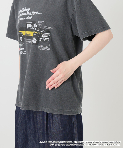 GOOD ROCK SPEED（グッドロックスピード）の「GOOD ROCK SPEED / グッドロックスピード ジープ Pickup Promo T-Shirt（Tシャツ/カットソー・レディース・チャコールグレー・LARGE/MEDIUM/SMALL）」の6枚目の写真