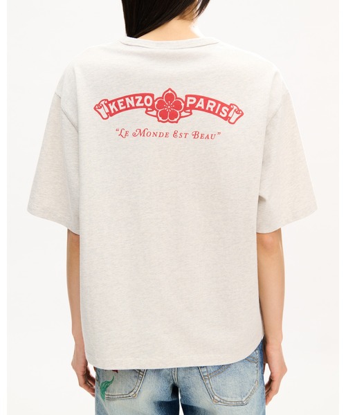 KENZO(ケンゾー)の「'KENZO Paris Emblem' ルーズ Tシャツ イン コットン(Tシャツ/カットソー・レディース・グレー系その他・X-SMALL/SMALL/MEDIUM)」の2枚目の写真