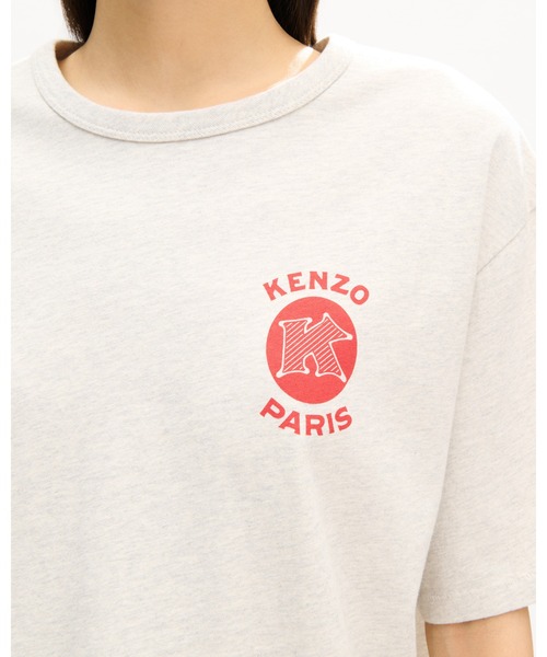 KENZO(ケンゾー)の「'KENZO Paris Emblem' ルーズ Tシャツ イン コットン(Tシャツ/カットソー・レディース・グレー系その他・X-SMALL/SMALL/MEDIUM)」の3枚目の写真