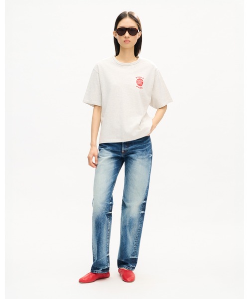 KENZO(ケンゾー)の「'KENZO Paris Emblem' ルーズ Tシャツ イン コットン(Tシャツ/カットソー・レディース・グレー系その他・X-SMALL/SMALL/MEDIUM)」の4枚目の写真