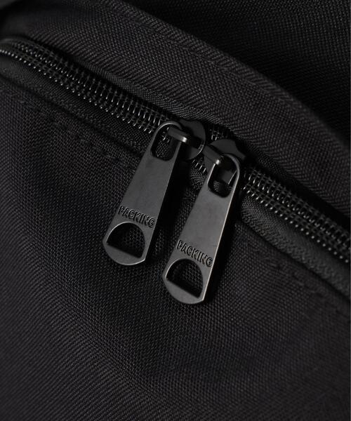 PACKING（パッキング）の「PACKING/パッキング STANDARD DP BACK PACK　スタンダードダブルポケットバックパック　PA-61（バックパック/リュック・メンズ・ブラック・FREE）」の5枚目の写真
