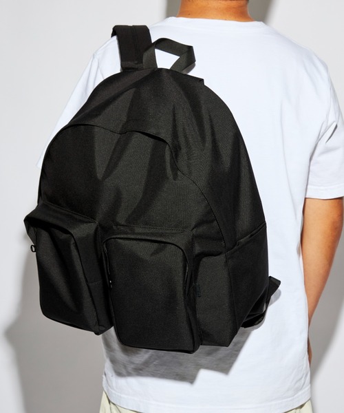 BEAVER(ビーバー)の「PACKING/パッキング STANDARD DP BACK PACK スタンダードダブルポケットバックパック PA-61(バックパック/リュック・メンズ・ブラック・FREE)」の7枚目の写真