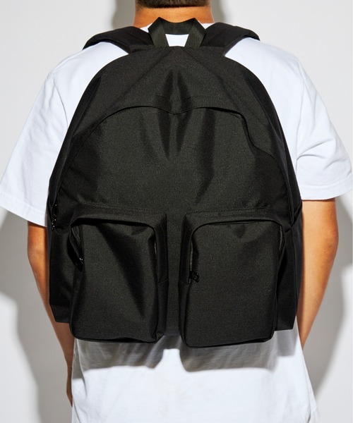 BEAVER(ビーバー)の「PACKING/パッキング STANDARD DP BACK PACK スタンダードダブルポケットバックパック PA-61(バックパック/リュック・メンズ・ブラック・FREE)」の8枚目の写真