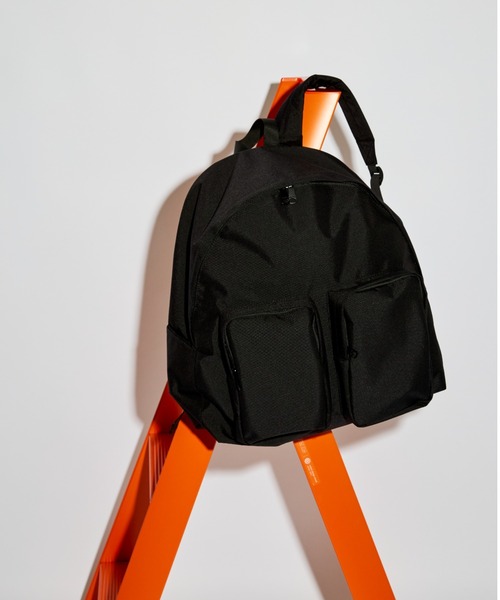 BEAVER(ビーバー)の「PACKING/パッキング STANDARD DP BACK PACK スタンダードダブルポケットバックパック PA-61(バックパック/リュック・メンズ・ブラック・FREE)」の13枚目の写真