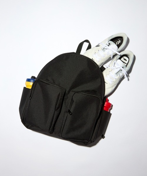 BEAVER(ビーバー)の「PACKING/パッキング STANDARD DP BACK PACK スタンダードダブルポケットバックパック PA-61(バックパック/リュック・メンズ・ブラック・FREE)」の15枚目の写真