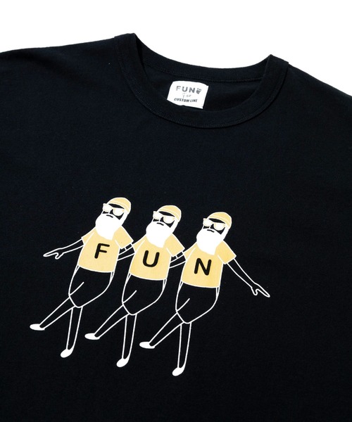go slow caravan(ゴースローキャラバン)の「modem design/モデムデザイン USATee -trioおじさん-(Tシャツ/カットソー・メンズ・ブラック/ナチュラル・X-LARGE/LARGE/MEDIUM)」の11枚目の写真