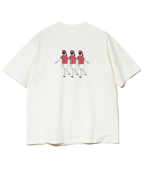 go slow caravan(ゴースローキャラバン)の「modem design/モデムデザイン USATee -trioおじさん-(Tシャツ/カットソー・メンズ・ブラック/ナチュラル・X-LARGE/LARGE/MEDIUM)」の9枚目の写真