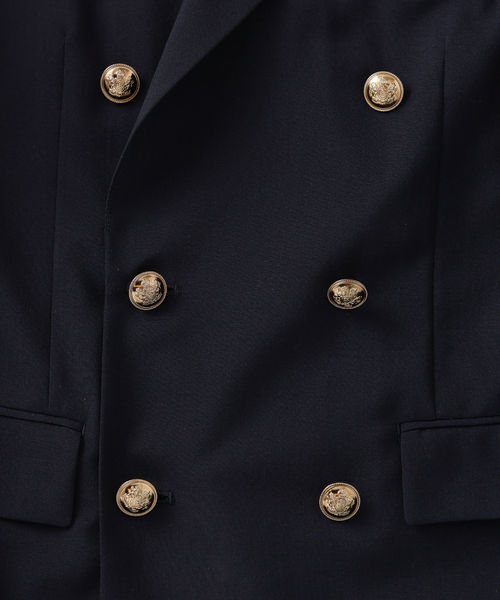 JOURNAL STANDARD(ジャーナルスタンダード)の「T/W ライト ダブル ブレザー(テーラードジャケット・メンズ・ネイビー・MEDIUM/LARGE)」の6枚目の写真