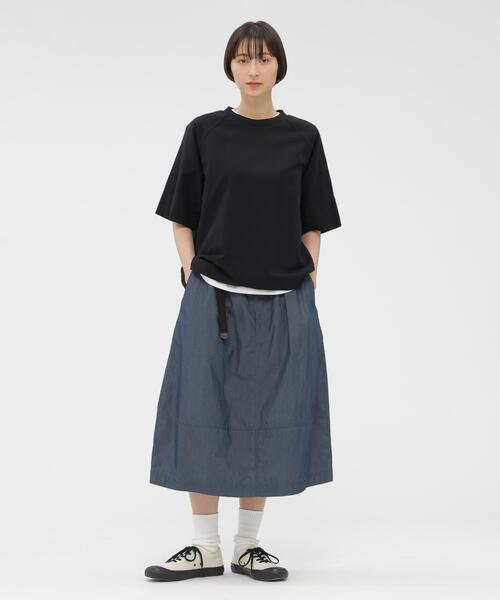 MHL.(エムエイチエル)の「WASHED OUT COTTON LINEN SHIRT(シャツ/ブラウス・レディース・ブルー系その他4/ブラック・1/2)」の3枚目の写真