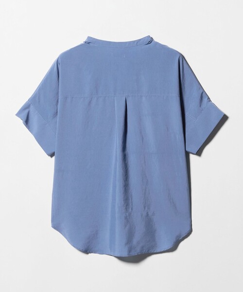 A DAY IN THE LIFE UNITED ARROWS(アデイインザライフユナイテッドアローズ)の「リンクル スキッパー フレンチスリーブブラウス <A DAY IN THE LIFE>(シャツ/ブラウス・レディース・コバルトブルー/ライム/オフホワイト・FREE)」の9枚目の写真