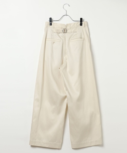 BAYFLOW(ベイフロー)の「ソフトチノストレートパンツ(チノパンツ・レディース・ブラック/オフホワイト・MEDIUM/SMALL)」の4枚目の写真