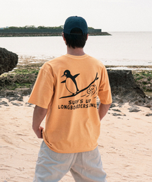 BIGWAVE COLLECTIVE（ビッグウェーブコレクティブ）の「サーフスアップ ペンギン 半袖Tシャツ (イエロー)（Tシャツ/カットソー）」