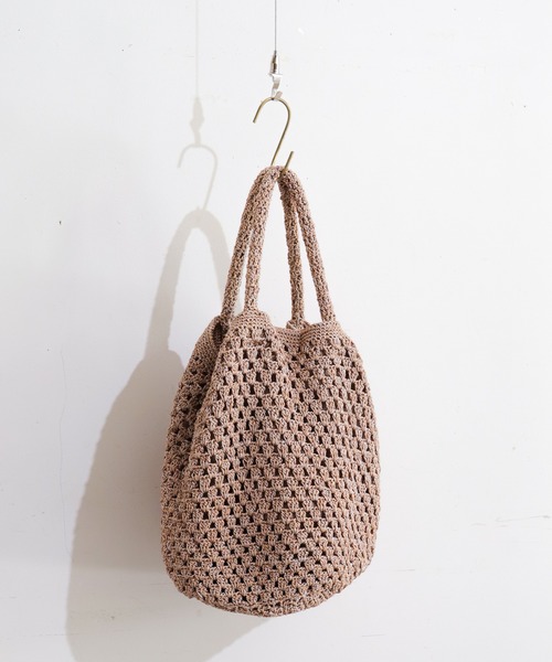 NOMBRE IMPAIR(ノンブルアンペール)の「【ANAN'S】クロシェBAG(トートバッグ・レディース・シルバー/ゴールド・FREE)」の1枚目の写真