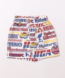 LOGO COLLAGE総柄 ハーフパンツ