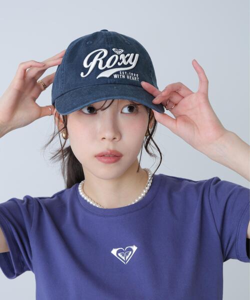 FREE'S MART(フリーズマート)の「◆(Roxy)ROXY WITH HEART CAP(キャップ・レディース・ネイビー/レッド・フリ-)」の2枚目の写真