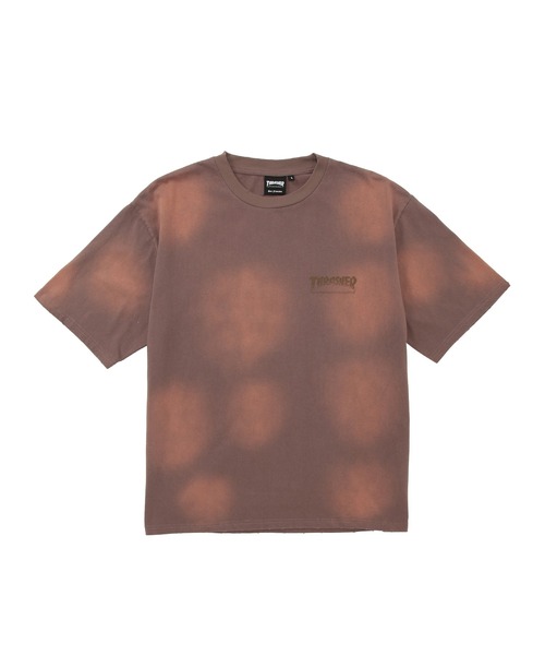 THRASHER(スラッシャー)の「THRASHER (スラッシャー) バックロゴ Tシャツ ドット柄 スプレー加工 ダメージ加工 半袖 クルーネック(Tシャツ/カットソー・メンズ・ブラック/ピンク/ブラウン・L/M/LL)」の6枚目の写真