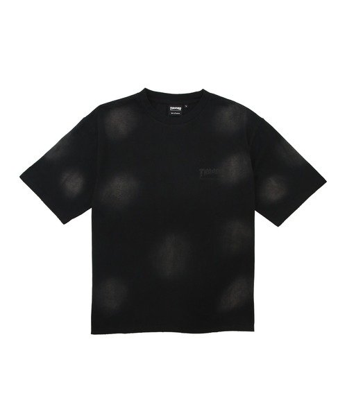 THRASHER(スラッシャー)の「THRASHER (スラッシャー) バックロゴ Tシャツ ドット柄 スプレー加工 ダメージ加工 半袖 クルーネック(Tシャツ/カットソー・メンズ・ブラック/ピンク/ブラウン・L/M/LL)」の4枚目の写真