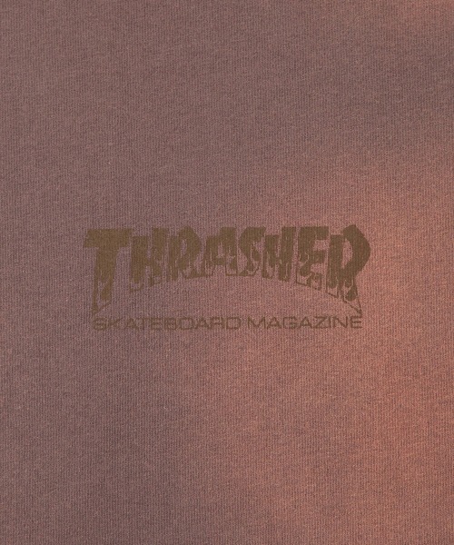 THRASHER(スラッシャー)の「THRASHER (スラッシャー) バックロゴ Tシャツ ドット柄 スプレー加工 ダメージ加工 半袖 クルーネック(Tシャツ/カットソー・メンズ・ブラック/ピンク/ブラウン・L/M/LL)」の7枚目の写真