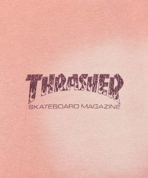 THRASHER(スラッシャー)の「THRASHER (スラッシャー) バックロゴ Tシャツ ドット柄 スプレー加工 ダメージ加工 半袖 クルーネック(Tシャツ/カットソー・メンズ・ブラック/ピンク/ブラウン・L/M/LL)」の9枚目の写真