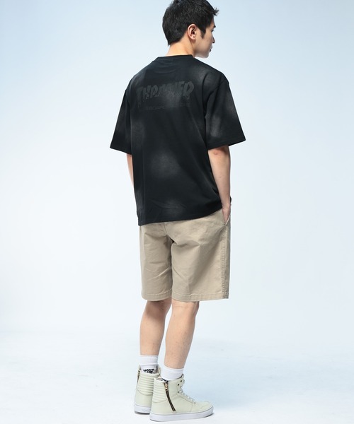 THRASHER(スラッシャー)の「THRASHER (スラッシャー) バックロゴ Tシャツ ドット柄 スプレー加工 ダメージ加工 半袖 クルーネック(Tシャツ/カットソー・メンズ・ブラック/ピンク/ブラウン・L/M/LL)」の15枚目の写真