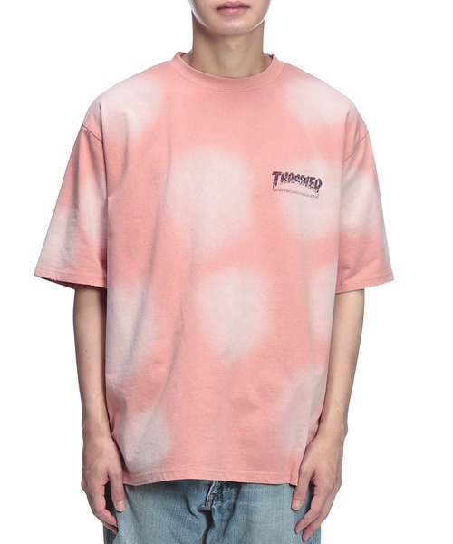 THRASHER(スラッシャー)の「THRASHER (スラッシャー) バックロゴ Tシャツ ドット柄 スプレー加工 ダメージ加工 半袖 クルーネック(Tシャツ/カットソー・メンズ・ブラック/ピンク/ブラウン・L/M/LL)」の21枚目の写真