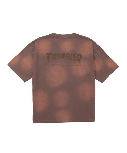 THRASHER(スラッシャー)の「THRASHER (スラッシャー) バックロゴ Tシャツ ドット柄 スプレー加工 ダメージ加工 半袖 クルーネック(Tシャツ/カットソー・メンズ・ブラック/ピンク/ブラウン・L/M/LL)」の20枚目の写真
