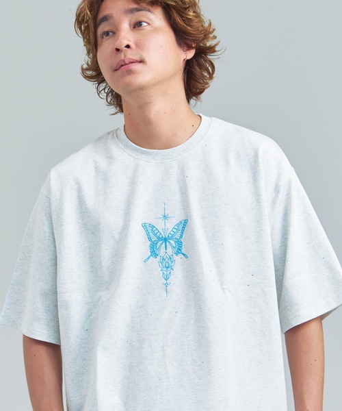 GALLIS ADDICTION(ガリスアディクション)の「GA Glitter Butterfly 刺繍 Tee(Tシャツ/カットソー・メンズ・オートミール/ブラック・M/L)」の21枚目の写真