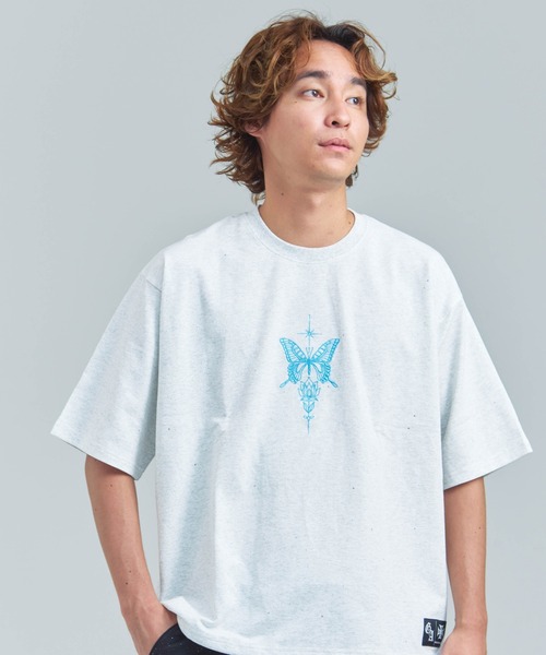 GALLIS ADDICTION(ガリスアディクション)の「GA Glitter Butterfly 刺繍 Tee(Tシャツ/カットソー・メンズ・オートミール/ブラック・M/L)」の22枚目の写真
