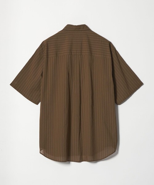 Steven Alan(スティーブンアラン)の「<Steven Alan> AKIHA ストライプ レギュラーカラー ショートスリーブ シャツ(シャツ/ブラウス・メンズ・ホワイト/モカ・XL/L/M/S)」の13枚目の写真