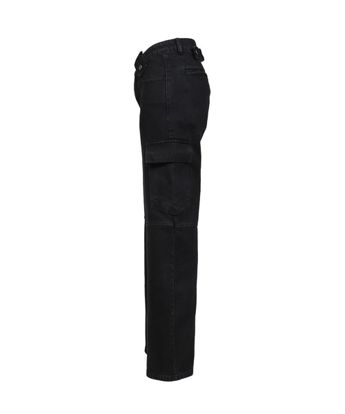 bohemian seoul ズボン パンツ ブラック CROSS WAIST WIDE PANTS（その他パンツ）｜BOHEMSEO（ボヘミアンソウル