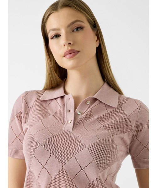 MELODY Polo Sweater ポロシャツ ニット 半袖 | GUESS(ゲス) JAPAN