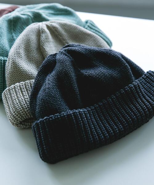 URBAN RESEARCH DOORS(アーバンリサーチドアーズ)の「BIG KNIT CAP(ニットキャップ/ビーニー・メンズ・チャコールグレー/グリーン系その他/ブラウン/ベージュ・-)」の2枚目の写真