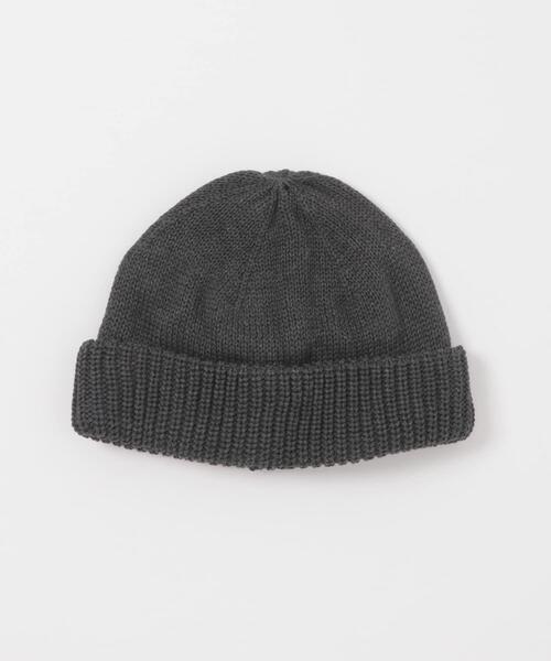 URBAN RESEARCH DOORS(アーバンリサーチドアーズ)の「BIG KNIT CAP(ニットキャップ/ビーニー・メンズ・チャコールグレー/グリーン系その他/ブラウン/ベージュ・-)」の5枚目の写真