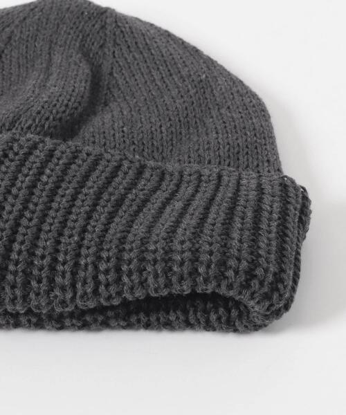 URBAN RESEARCH DOORS(アーバンリサーチドアーズ)の「BIG KNIT CAP(ニットキャップ/ビーニー・メンズ・チャコールグレー/グリーン系その他/ブラウン/ベージュ・-)」の6枚目の写真